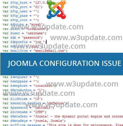 joomla-configuration-issue