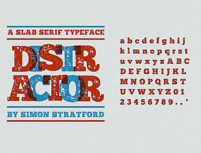 distractor free font