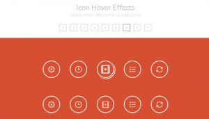 icon hover effect
