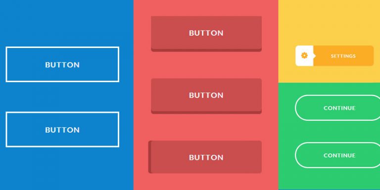 creative and fancy buttons in css3