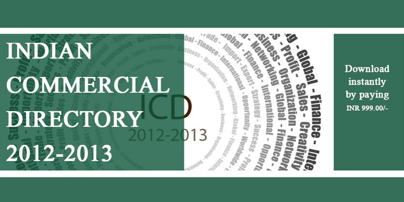 Indian Commercial Directory 2012 - 2013