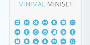 Download excellent set of minimalistic icons for free