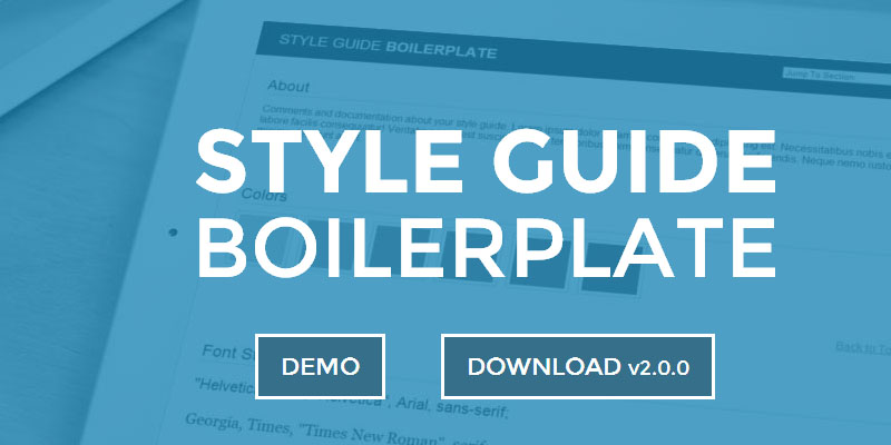 Style Gguide Boilerplate