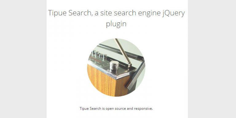Tipue Search Plugin