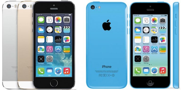 Recently lanuched Iphone 5S and Iphone 5C by Apple