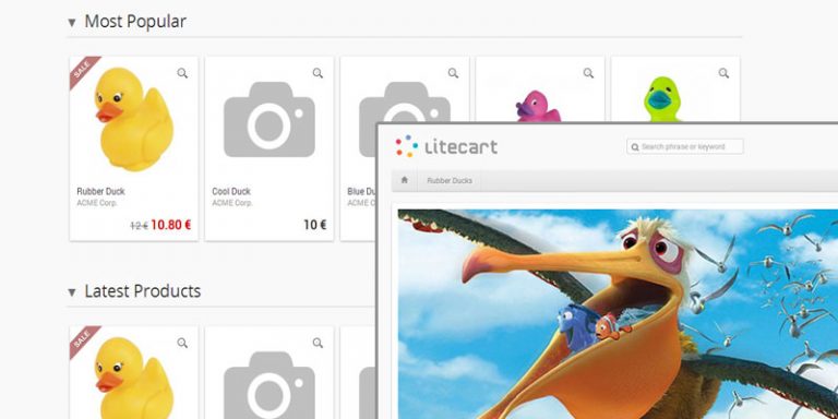 Litecart: free open source ecommerce shopping cart app