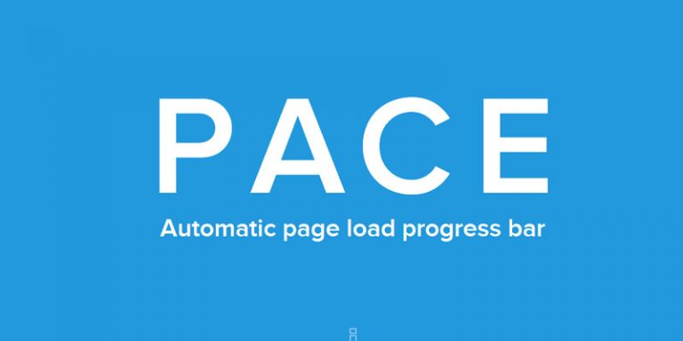 PACE: An automatic web page load progress bar javascript plugin