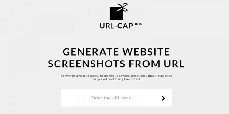 URL-CAP: Create responsive website screenshots from web address