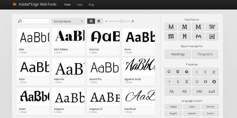 Adobe announced free edge web fonts for web designers