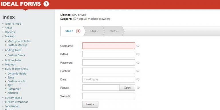 Ideal Form V3: An ultimate framework to build responsive HTML5 forms
