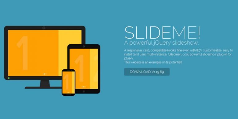 SlideMe: A responsive and elegant free jQuery slider plugin