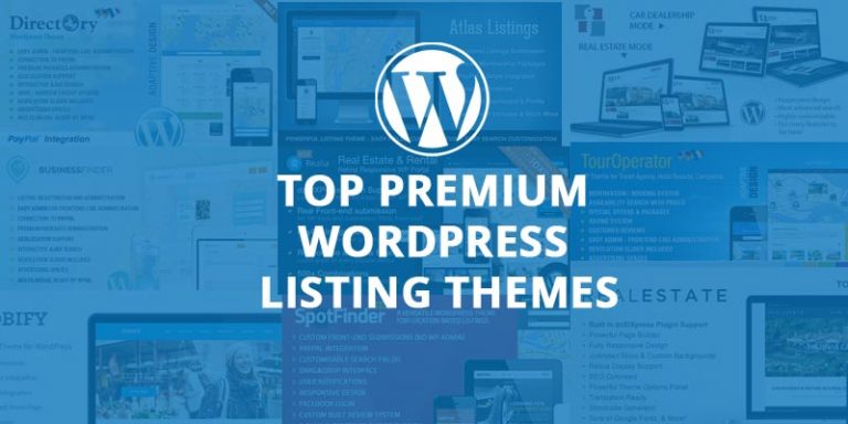 Top premium WordPress themes to start versatile listing websites