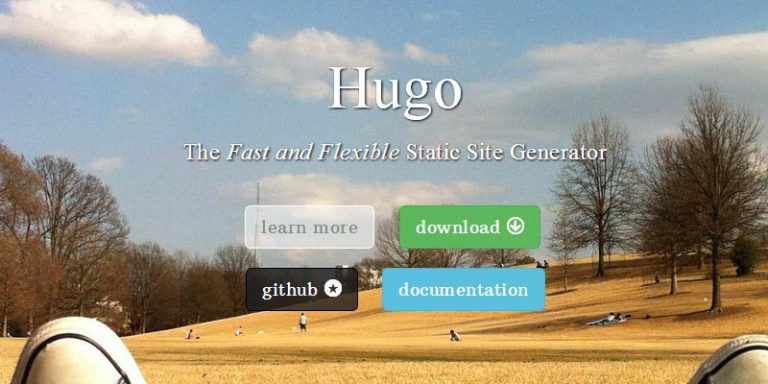 Hugo: An easiest way to generate static website