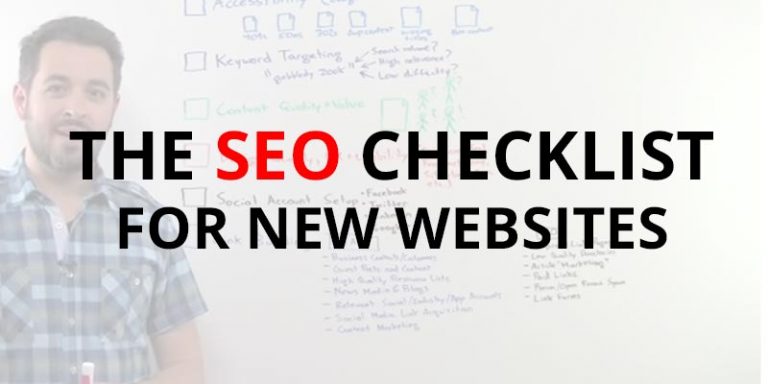 The SEO Checklist for New Websites