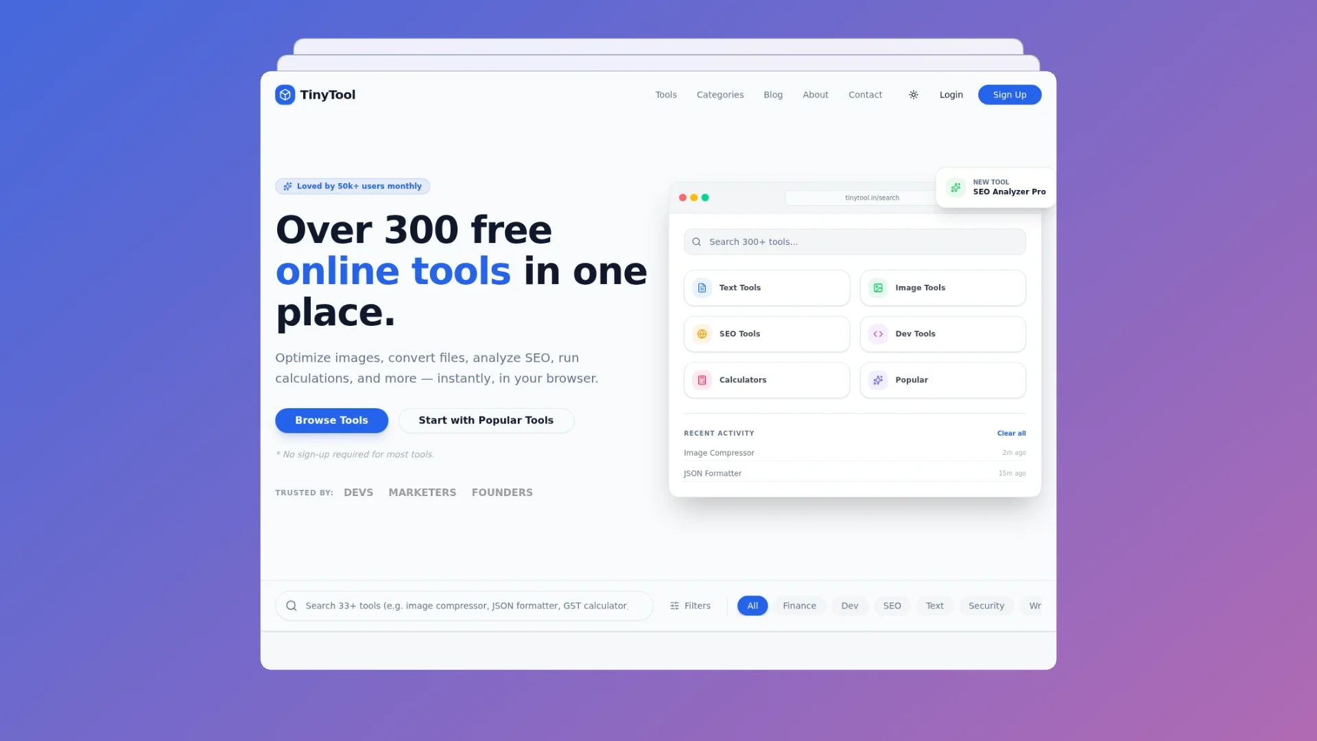 TinyTool Website Redesign: How Modern Web Design Transforms User Experience and Productivity